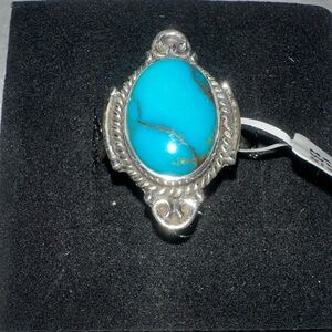 Size 9 925 Silver Sterling with Mexican TQ